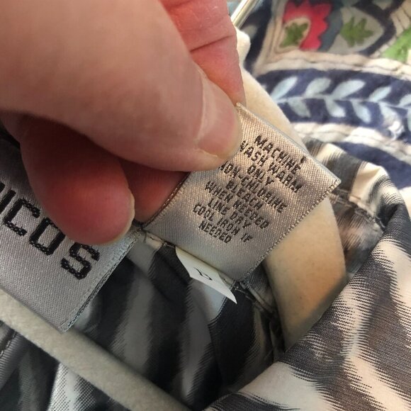 Chico's Zebra Animal Print Lightweight Trench Coat - Picture 9 of 9